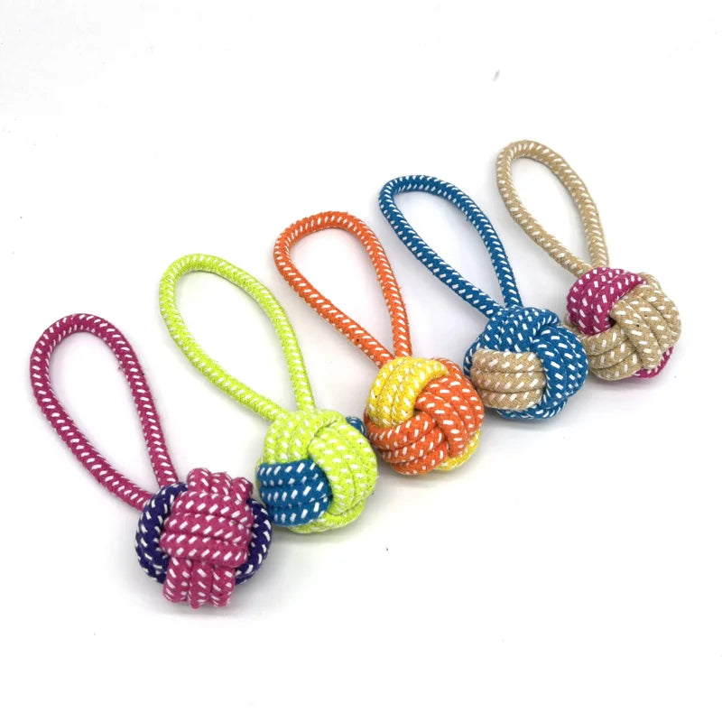 Pet Dog Toys for Large Small Dogs Toy InteractiveCotton Rope Mini Dog Toys Ball for DogsAccessories Toothbrush Chew Puppy Toy