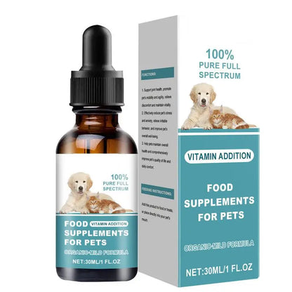 Dog Nutritional Supplement Body Supplements For Pets 30ml Nutrition Supplement For Dogs And Cats Efficient Food Supplement For