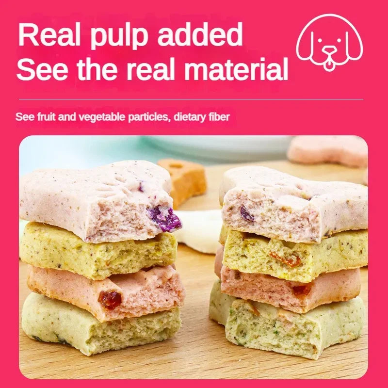 Pet Food for Dog and Cat, Teeth Cleaning, Multi-flavor, Biscuits, Chicken, beef, Calf Milk, Small Steamed Buns, Jerky, Pet Snack