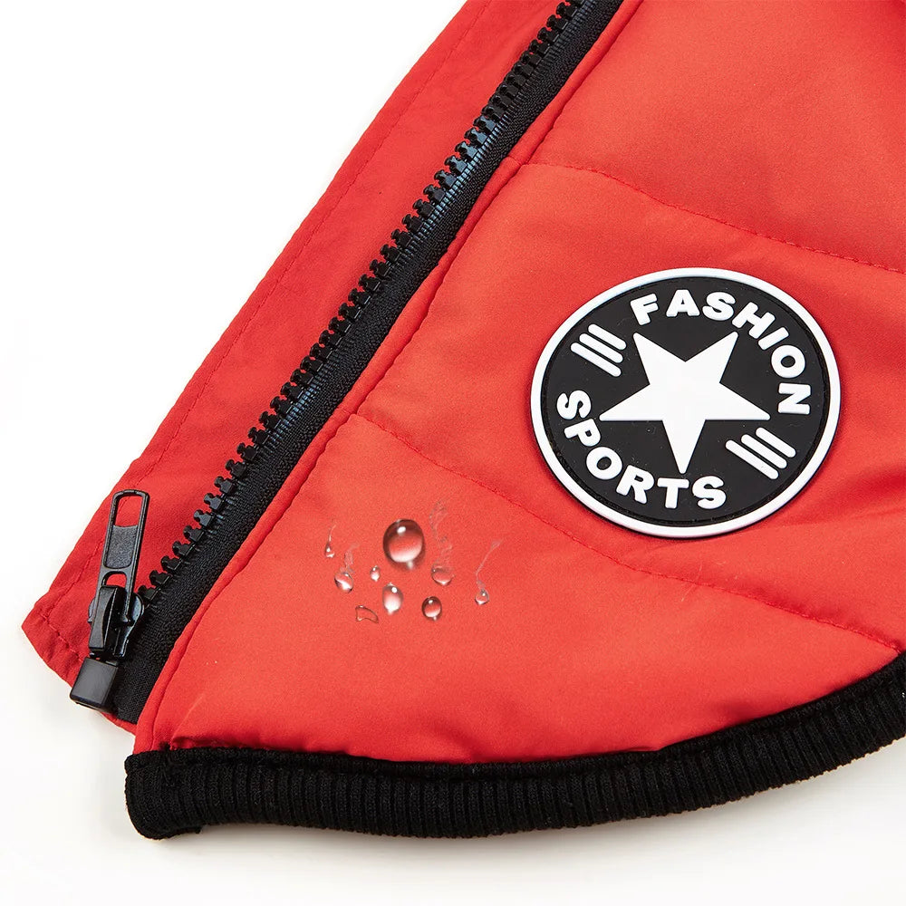 Winter Jacket for Dog Warm Clothes Waterproof Warm Clothes Chest Back One Pet Dog Down Clothes Fashion New Pet Clothing