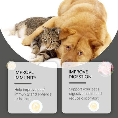 Pet Probiotic Supplement Dog Food Additive Cat Oral Cleanse Vomiting Diarrhea Solution Pet Care Accessories