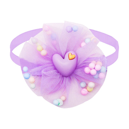 20pcs Pet Bowties Dog Bow Tie Collar Lace Colorful Fashion Bulk Grooming Dogs Products for Small Dog Cat Bowties Pet Accessories