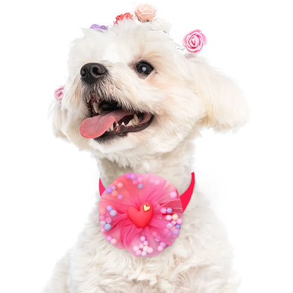 20pcs Pet Bowties Dog Bow Tie Collar Lace Colorful Fashion Bulk Grooming Dogs Products for Small Dog Cat Bowties Pet Accessories