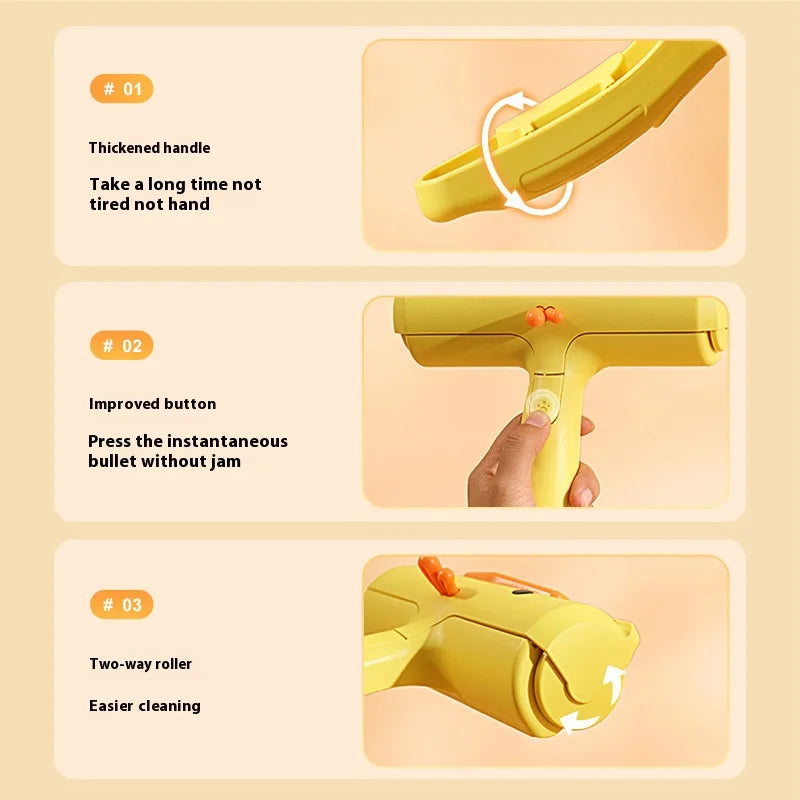 Pet hair remover, cat hair remover, dog hair handle, roller hair remover, bed stall, hair scraping and floating hair remover