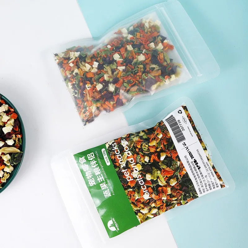Freeze-Dried Mixed Vegetable Food, Dehydrated Vegetable Salad, Mixed Nutritional Supplements, Pet Supplies, Dog