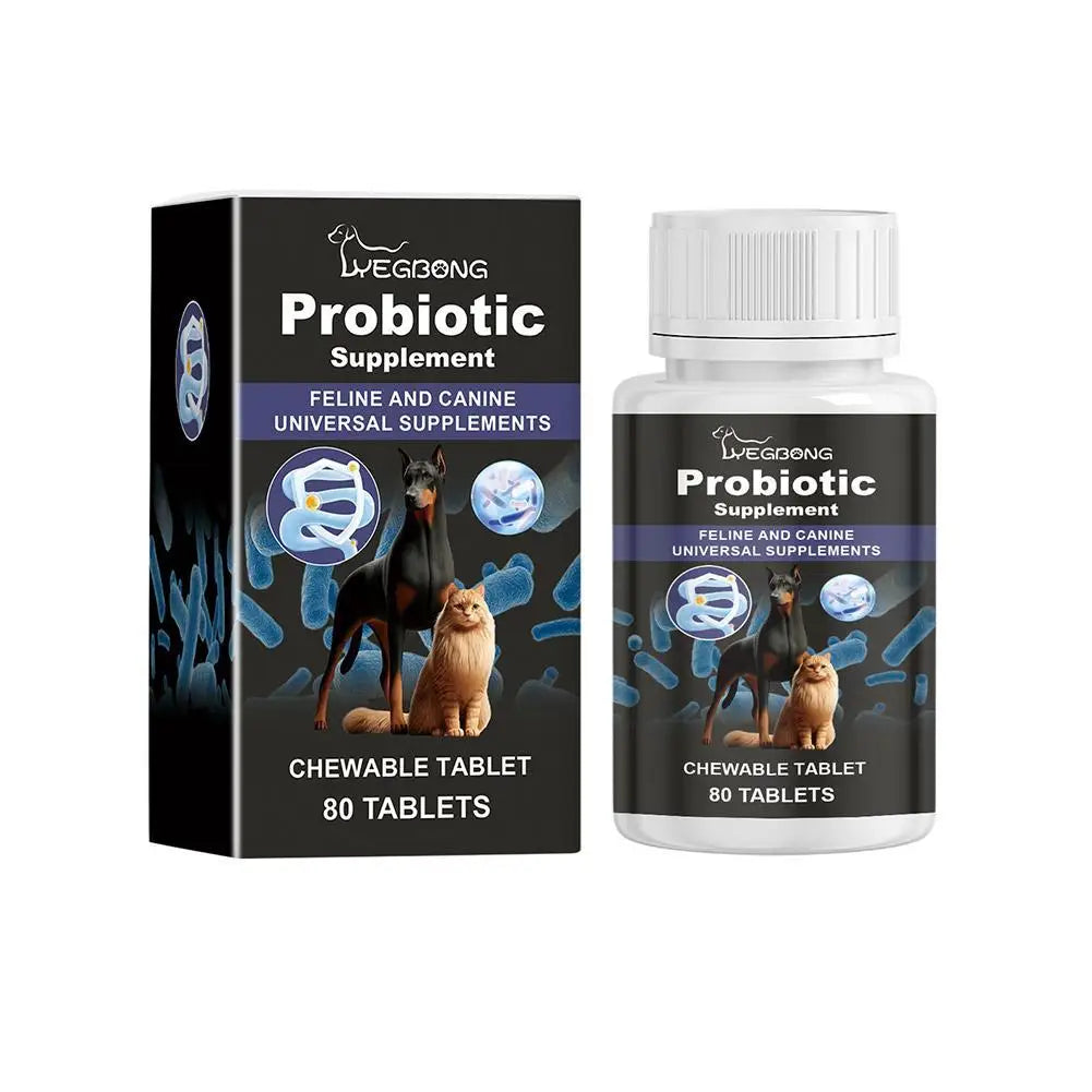 Pet Probiotic Supplement Dog Food Additive Cat Oral Cleanse Vomiting Diarrhea Solution Pet Care Accessories