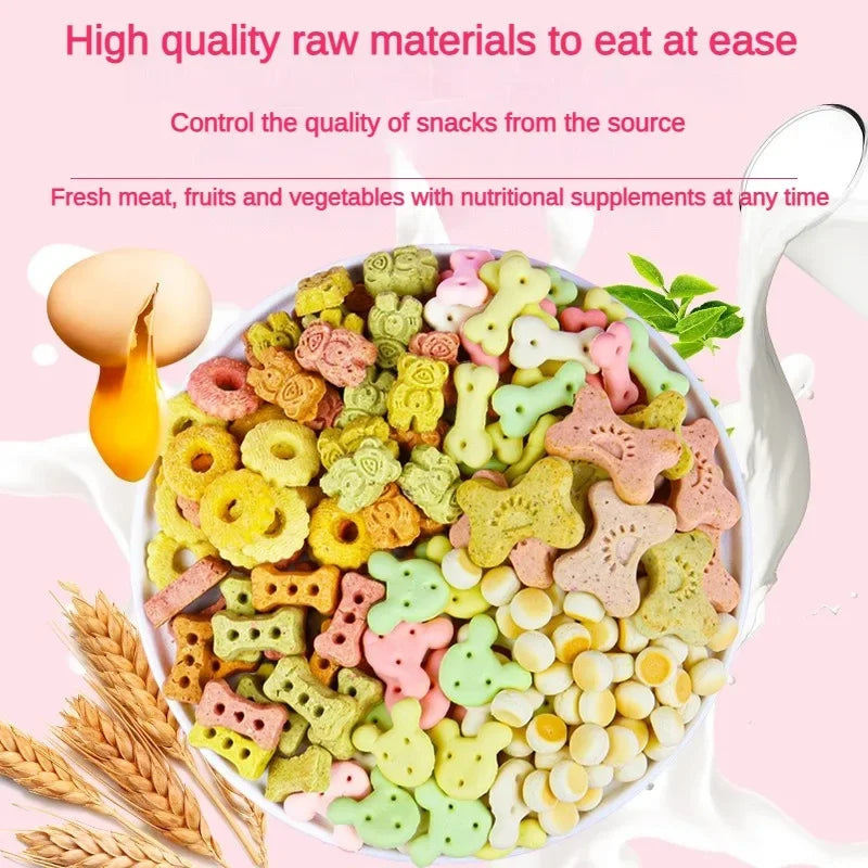 Pet Food for Dog and Cat, Teeth Cleaning, Multi-flavor, Biscuits, Chicken, beef, Calf Milk, Small Steamed Buns, Jerky, Pet Snack