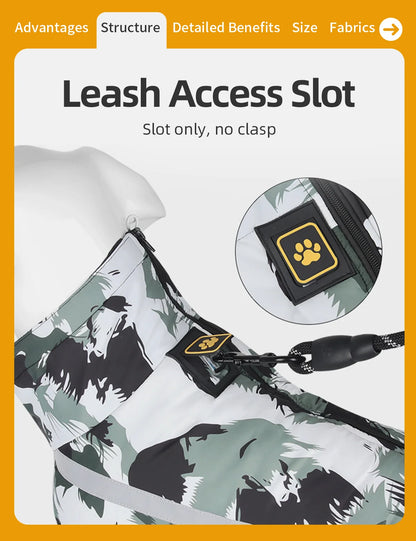 Winter Dog Down Jacket Clothes for Dogs Windproof  Warm Vest Puppy Coat Snowsuit Fashion Winter Pet Clothes Zipper Jacket