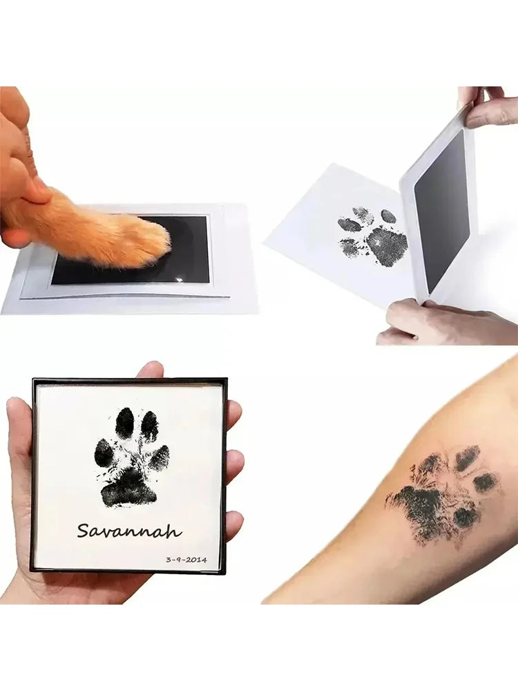 Non-contact Pet/Baby Hand And Foot Printing Table, No Qash Rubbing, Commemorative Photo Album Production